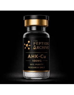 AHK-Cu research peptide vial supplied by The Peptide Archive