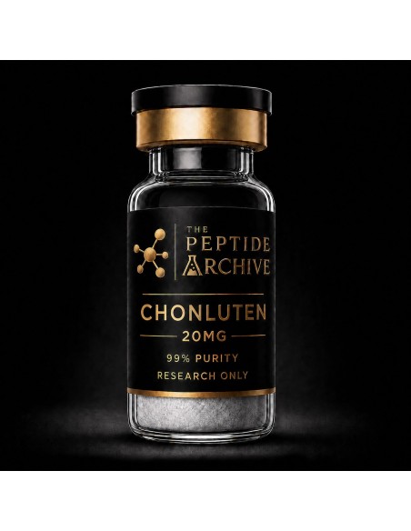 Chonluten research peptide vial supplied by The Peptide Archive