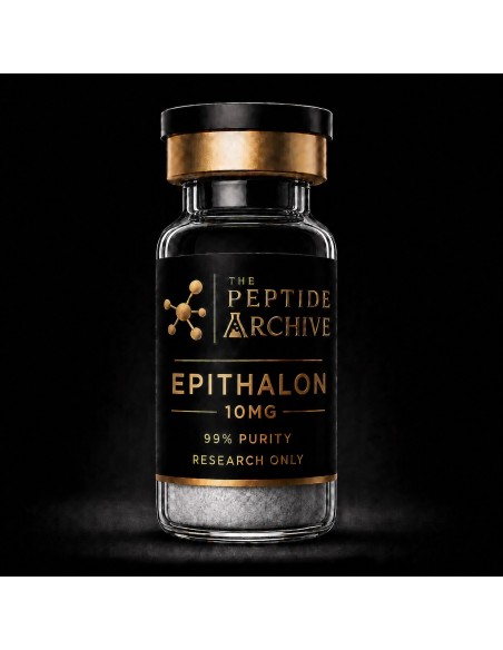 Epithalon longevity research peptide vial supplied by The Peptide Archive