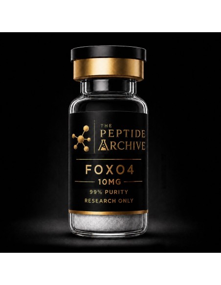 FOXO4 longevity research peptide vial supplied by The Peptide Archive