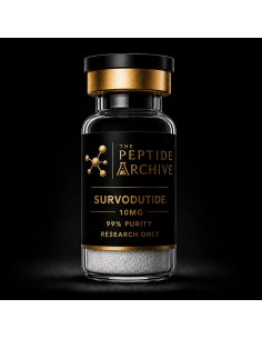 Survodutide metabolic research peptide vial supplied by The Peptide Archive