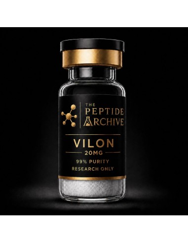 Vilon research peptide vial supplied by The Peptide Archive