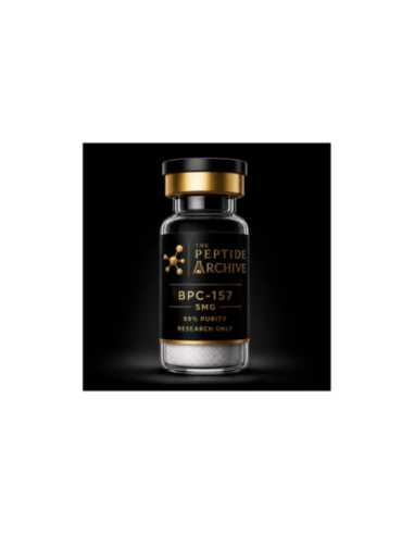 BPC-157 regenerative research peptide vial supplied by The Peptide Archive