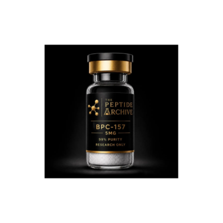 BPC-157 regenerative research peptide vial supplied by The Peptide Archive