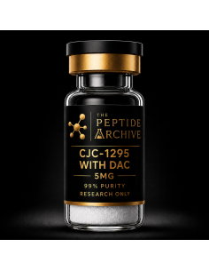CJC-1295 With DAC research peptide vial supplied by The Peptide Archive